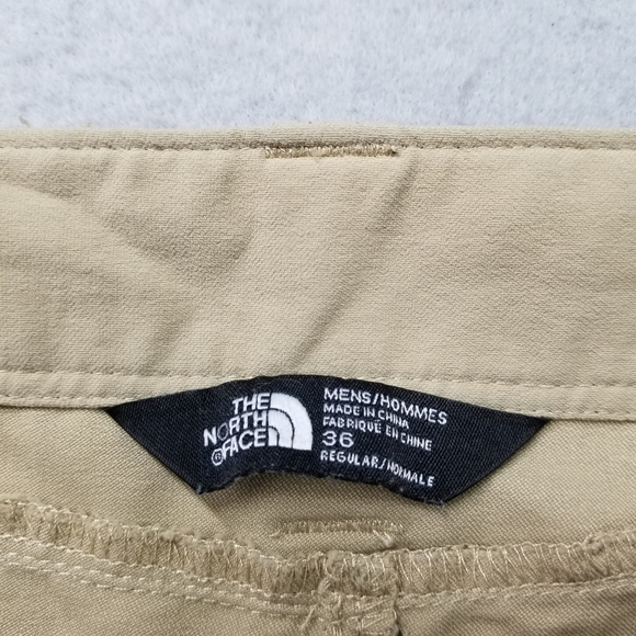 The North Face Cargo Shorts Mens Size 36 Brown Outdoor Nylon - Picture 9 of 11
